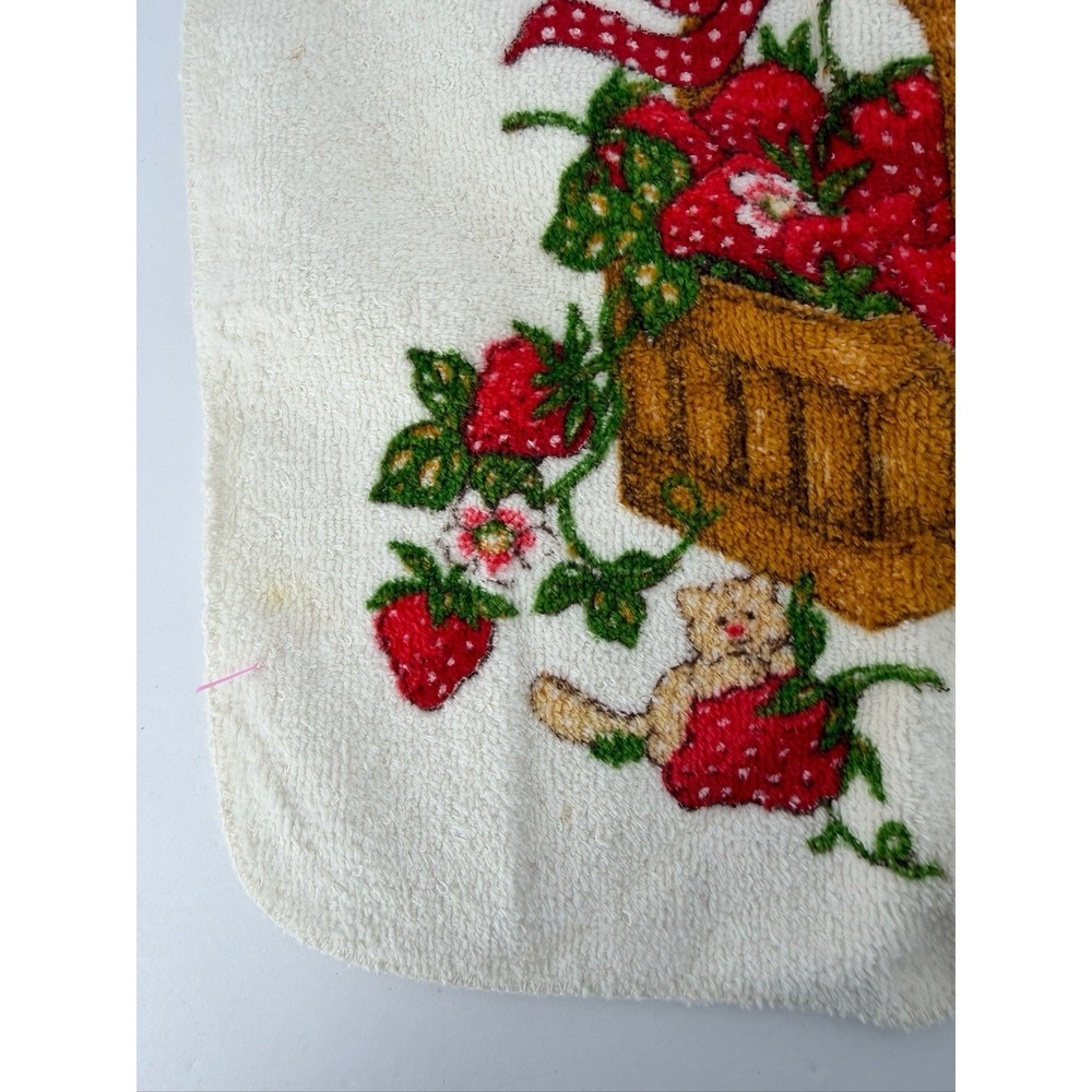 Vintage Strawberry Shortcake Washcloth Cloth 1980 American Greetings (2 pc) - Picture 7 of 12